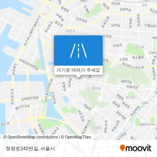 청량로242번길 지도