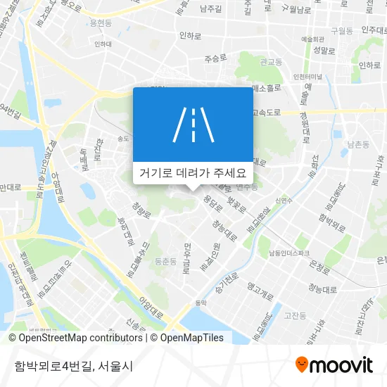 함박뫼로4번길 지도