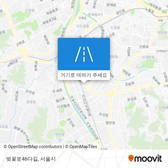 벚꽃로46다길 지도