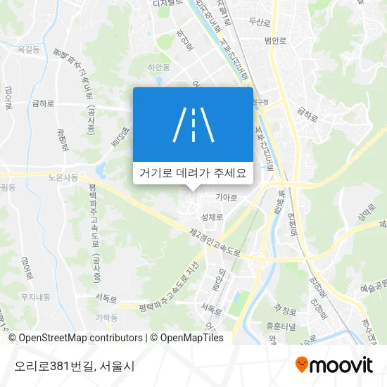 오리로381번길 지도