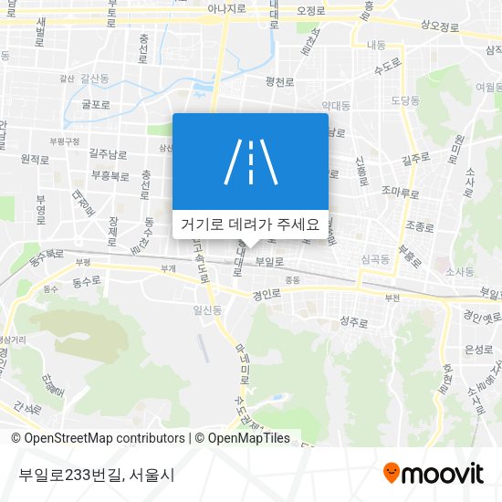 부일로233번길 지도