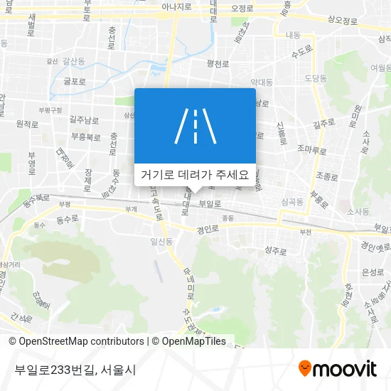 부일로233번길 지도
