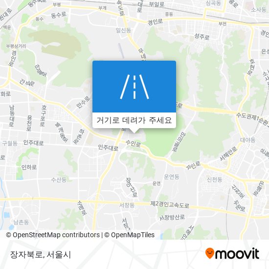 장자북로 지도