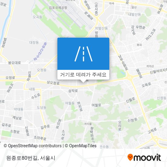 원종로80번길 지도