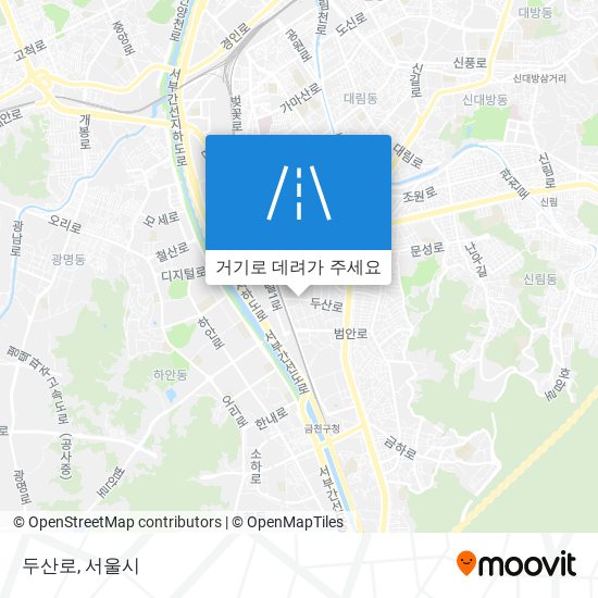 두산로 지도