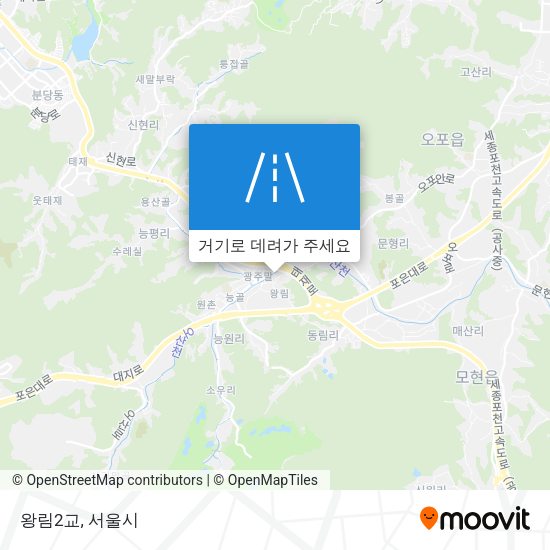 왕림2교 지도
