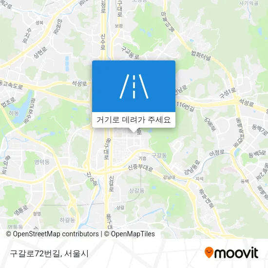 구갈로72번길 지도