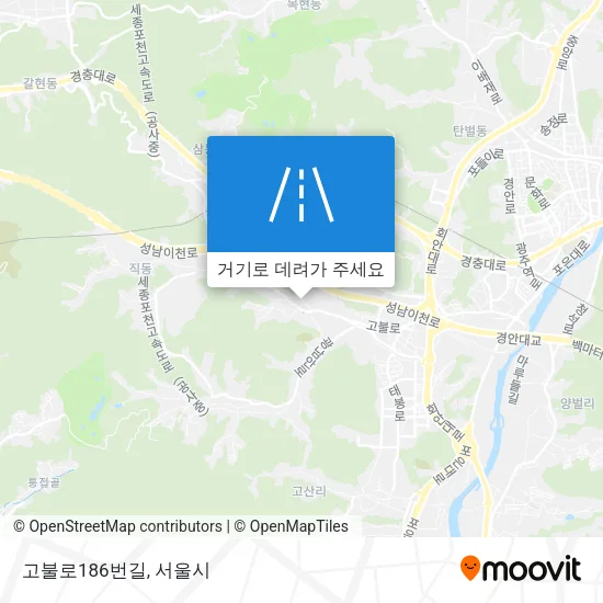 고불로186번길 지도