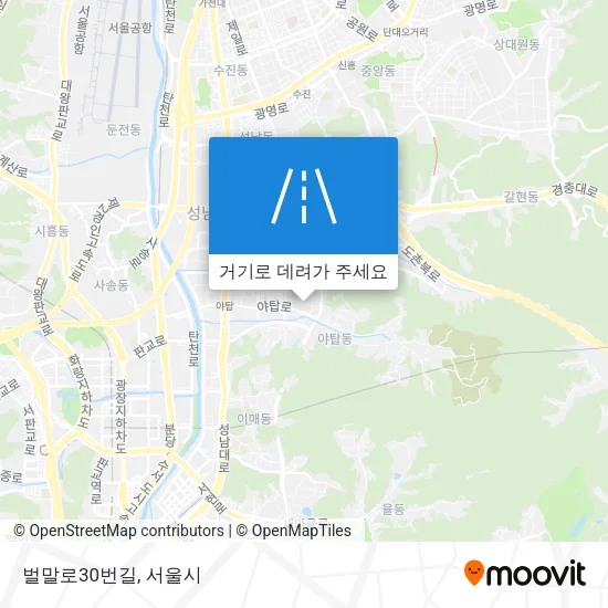 벌말로30번길 지도