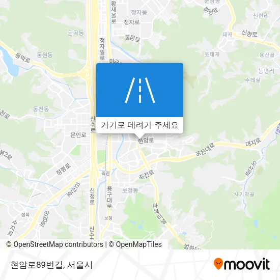 현암로89번길 지도