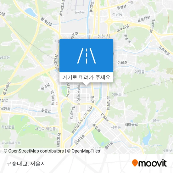 구숯내교 지도