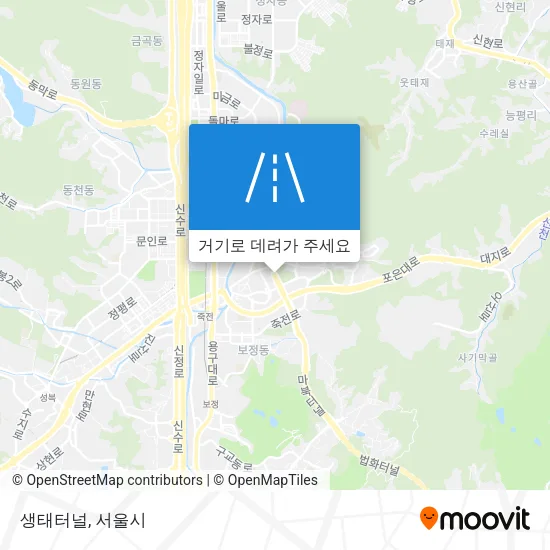 생태터널 지도