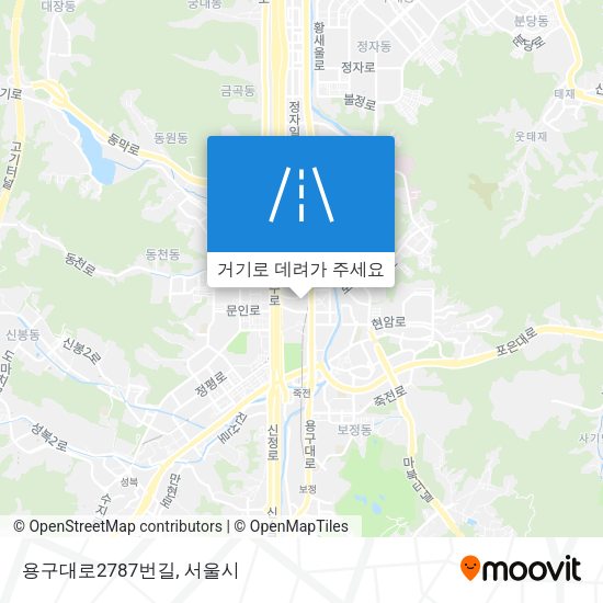 용구대로2787번길 지도