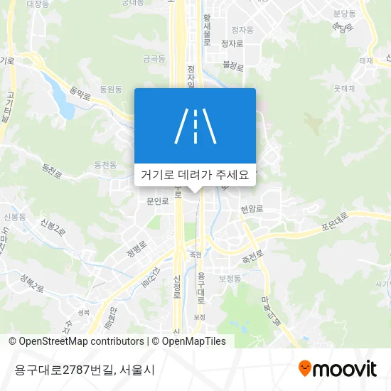 용구대로2787번길 지도