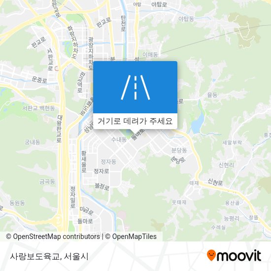 사랑보도육교 지도