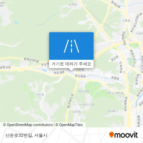 산운로32번길 지도