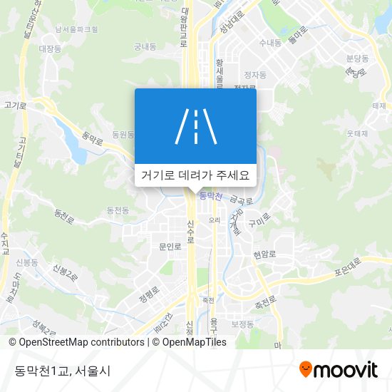 동막천1교 지도