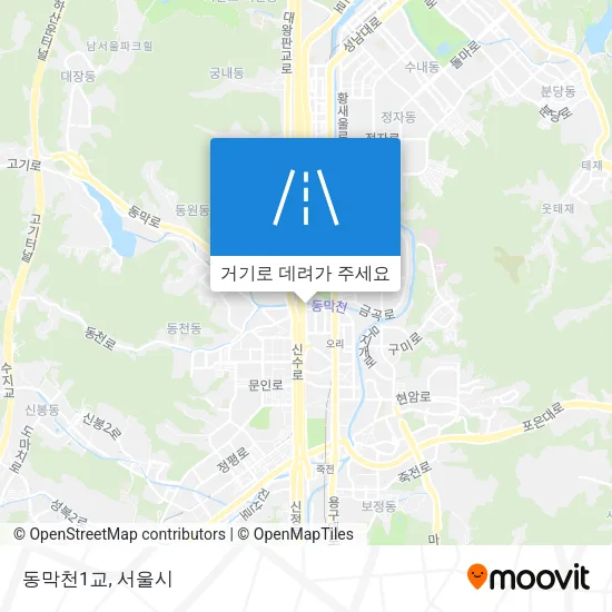동막천1교 지도