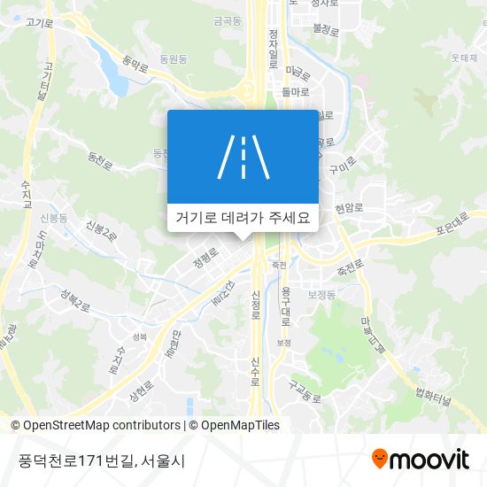 풍덕천로171번길 지도