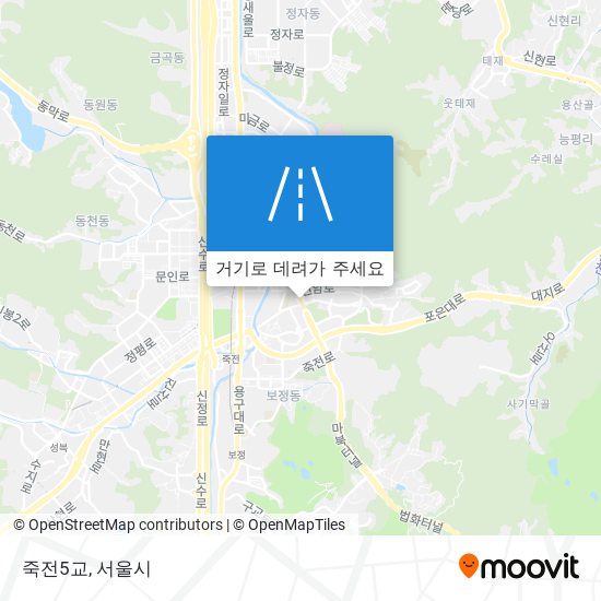 죽전5교 지도