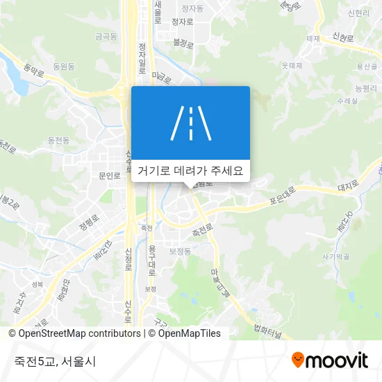 죽전5교 지도