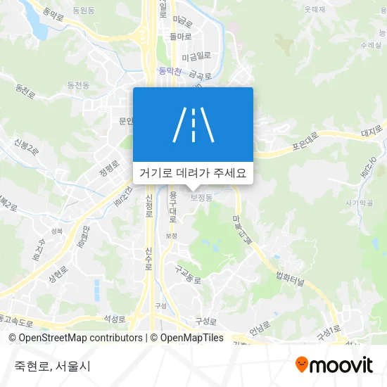 죽현로 지도