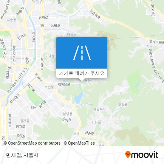 만세길 지도