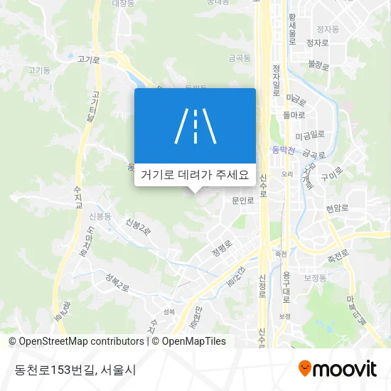 동천로153번길 지도