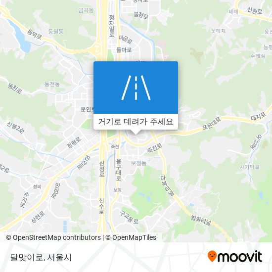 달맞이로 지도