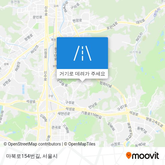 마북로154번길 지도