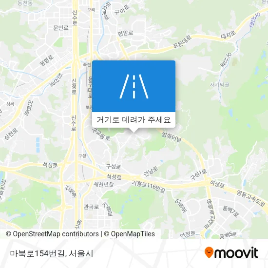 마북로154번길 지도