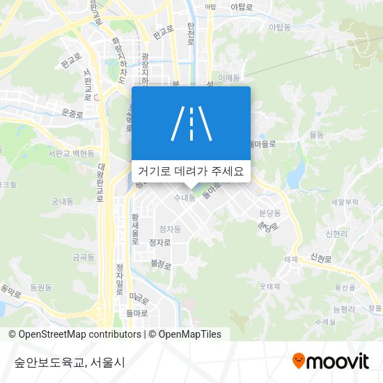 숲안보도육교 지도