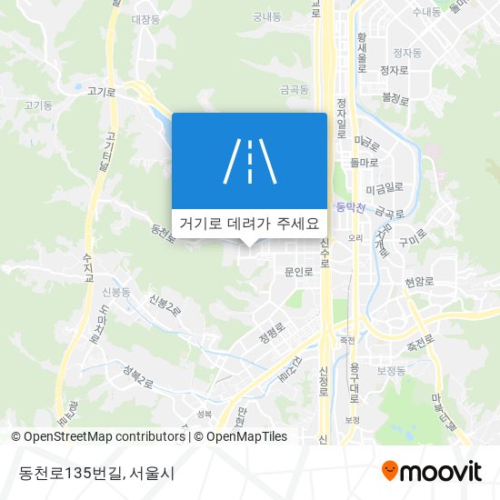 동천로135번길 지도