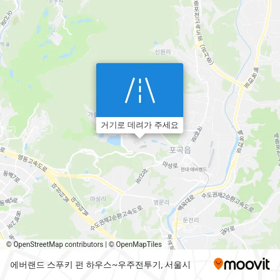 에버랜드 스푸키 펀 하우스~우주전투기 지도