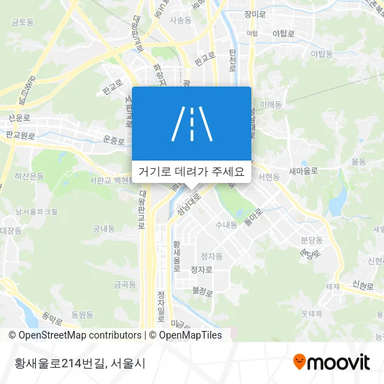 황새울로214번길 지도