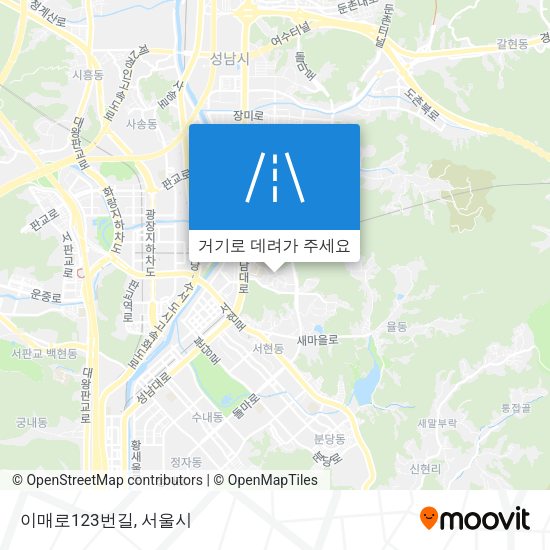 이매로123번길 지도