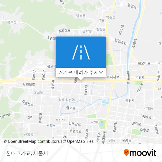 천대고가교 지도