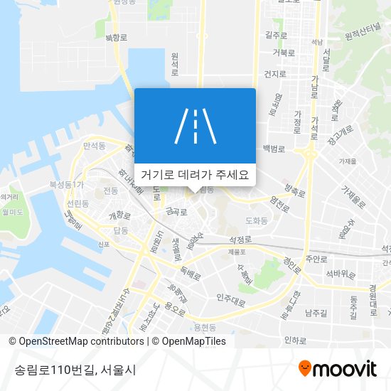 송림로110번길 지도