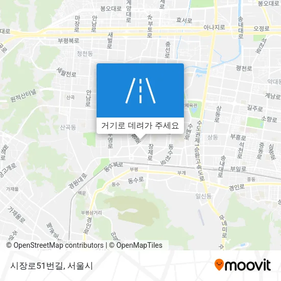 시장로51번길 지도