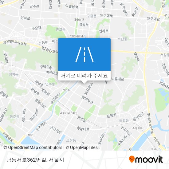 남동서로362번길 지도