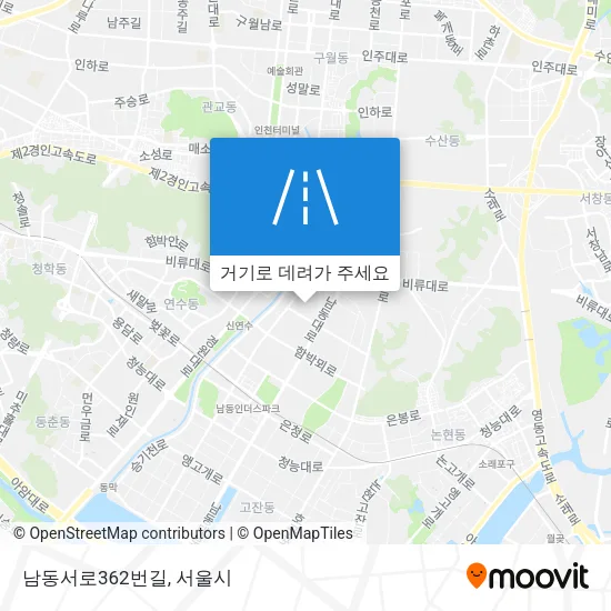 남동서로362번길 지도