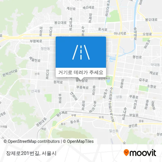 장제로201번길 지도