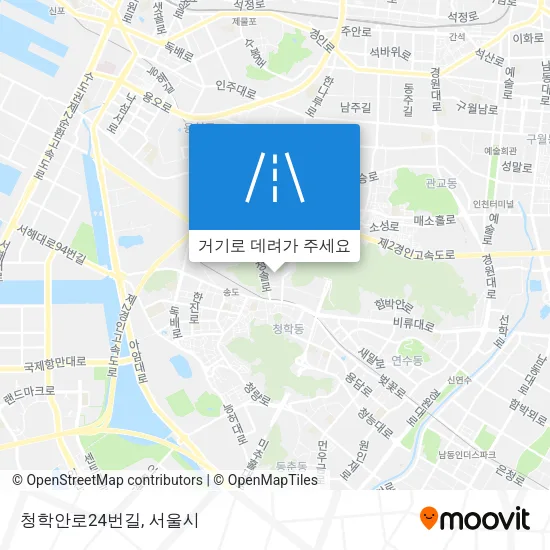 청학안로24번길 지도