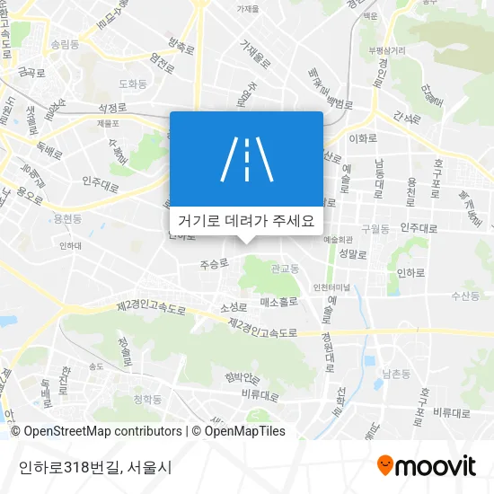 인하로318번길 지도