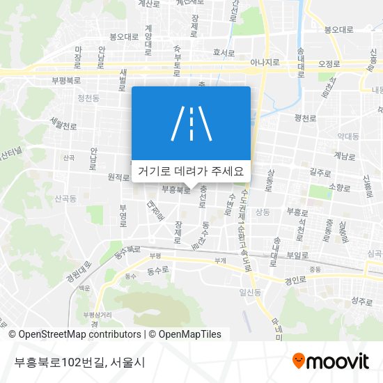 부흥북로102번길 지도