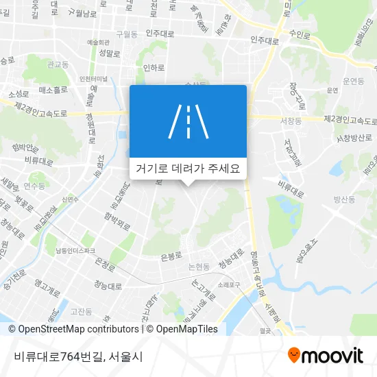 비류대로764번길 지도