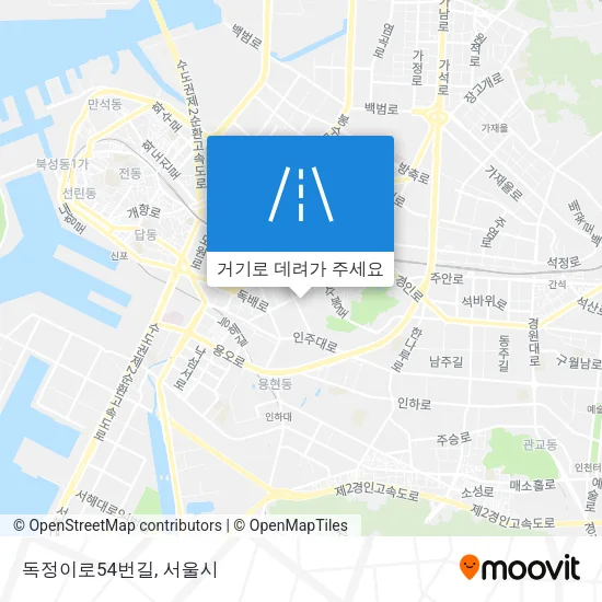 독정이로54번길 지도