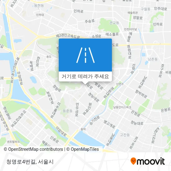 청명로4번길 지도