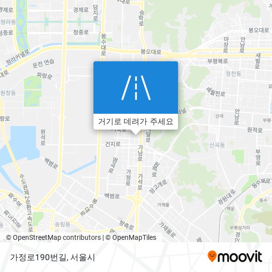 가정로190번길 지도