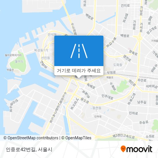 인중로42번길 지도